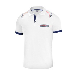 Heren Polo Borduursels Martini Racing - Wit