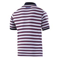 Heren Polo Gestreept Martini Racing - Wit