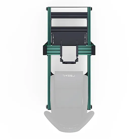 RSeat A1 Pro GT Groen Chassis