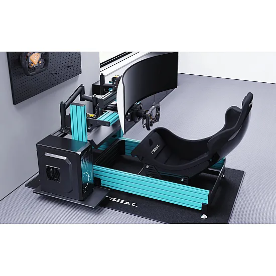 RSeat A1 Pro Formule Turquoise Cockpit