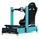 RSeat A1 Pro GT Turquoise cockpit