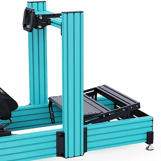 RSeat A1 Pro GT Turquoise cockpit