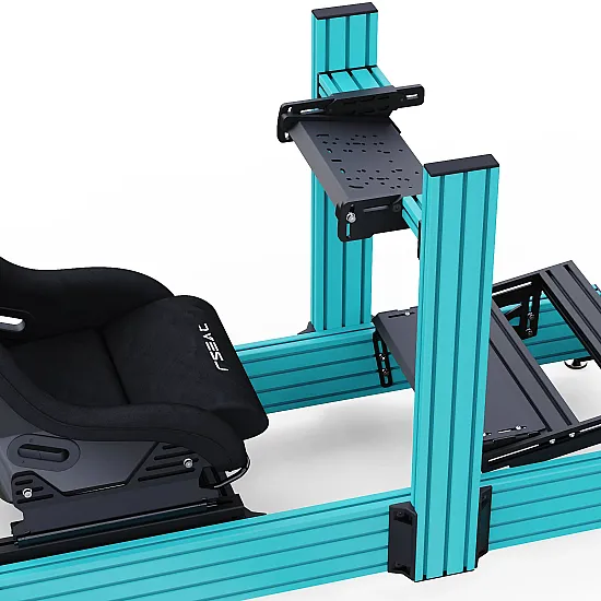 RSeat A1 Pro GT Turquoise cockpit
