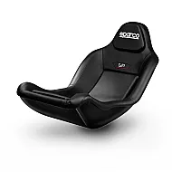 Sparco GP - Zwarte Leren Stoel