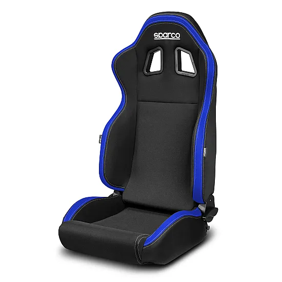 Sparco R100 Verstelbare Stoel - Zwart & Blauw