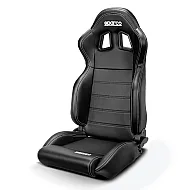 Sparco R100 Sky Verstelbare Stoel - Zwart Leer