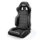 Sparco R100 Sky Verstelbare Stoel - Zwart Leer