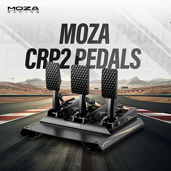 MOZA CRP2 Pedaalset met Koppeling