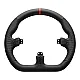 Asetek GT Rim - D Shape Zwart Leer