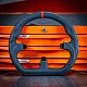 Asetek GT Rim - D Shape Zwart Leer