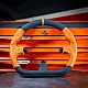 Asetek GT Rim - D Shape Oranje Leer