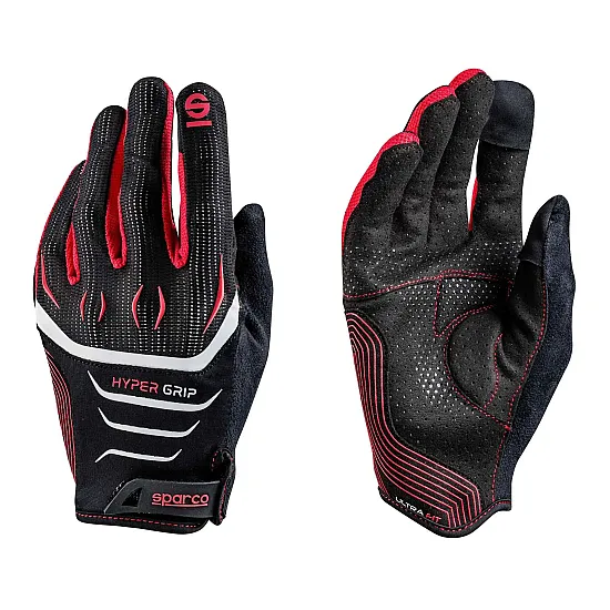 Sparco HYPERGRIP - Zwart & Rood