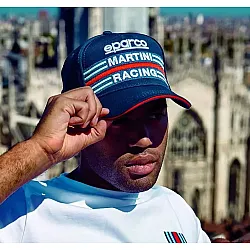 Flex Cap Martini Racing - Navy Blauw