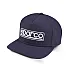 Sparco Cap Stretch - Blauw Marine