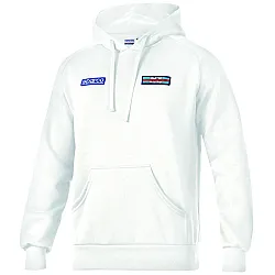 Heren Hoodie Grote Strepen Martini Racing - Wit