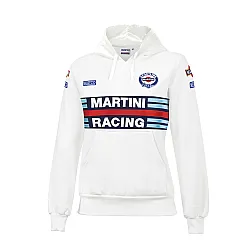Dames Hoodie Sparco Martini Racing - Wit