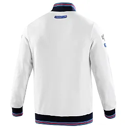 Heren Full Zip Sweatshirt Martini Racing - Wit