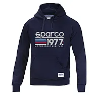 Heren Hoodie Sparco 1977 - Blauw Marine