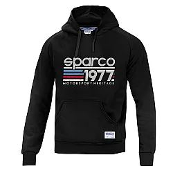 Heren Hoodie Sparco 1977 - Zwart
