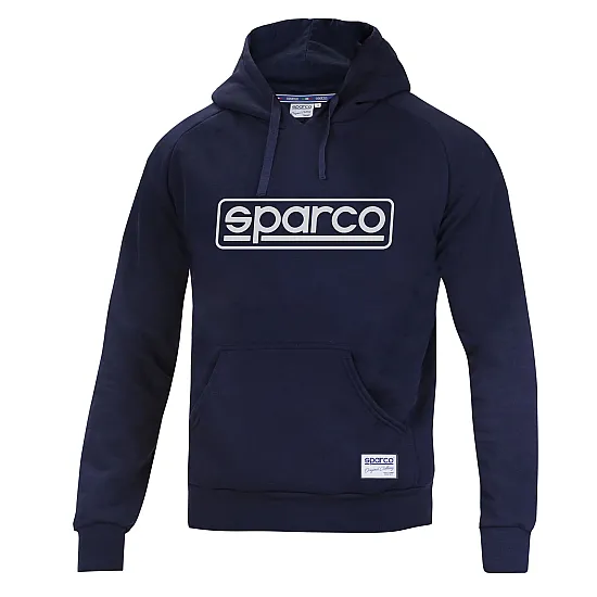 Heren Hoodie Sparco Frame - Blauw Marine