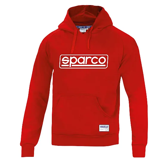 Heren Hoodie Sparco Frame - Rood