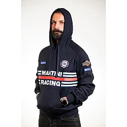 Heren Hoodie Sparco Martini Racing - Zwart