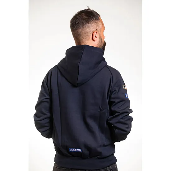 Heren Hoodie Sparco Martini Racing - Zwart