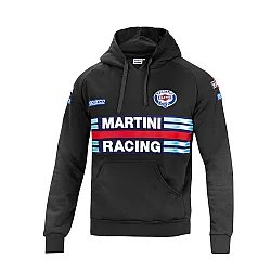 Heren Hoodie Sparco Martini Racing - Zwart