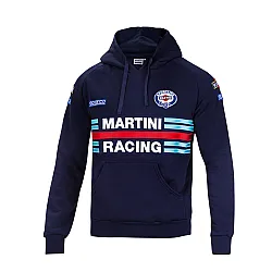 Heren Hoodie Sparco Martini Racing - Navy Blauw