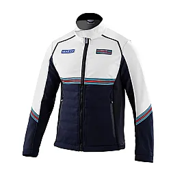 Heren Softshell Martini Racing Jas - Wit & Marineblauw