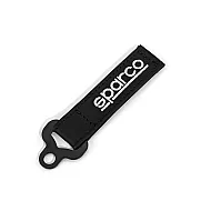 Sparco Leren Sleutelhanger - Zwart