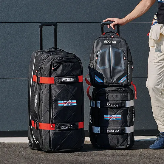 Martini Racing Tour Trolley Tas - Zwart & Grijs