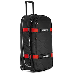 Sparco Tour Trolley Tas - Zwart & Rood