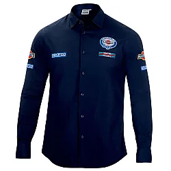 Heren Lange Mouwen Shirt Martini Racing - Navy Blauw