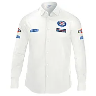 Heren Lange Mouwen Shirt Martini Racing - Wit