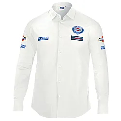Heren Lange Mouwen Shirt Martini Racing - Wit