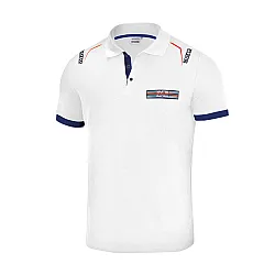 Heren Polo Borduursels Martini Racing - Wit