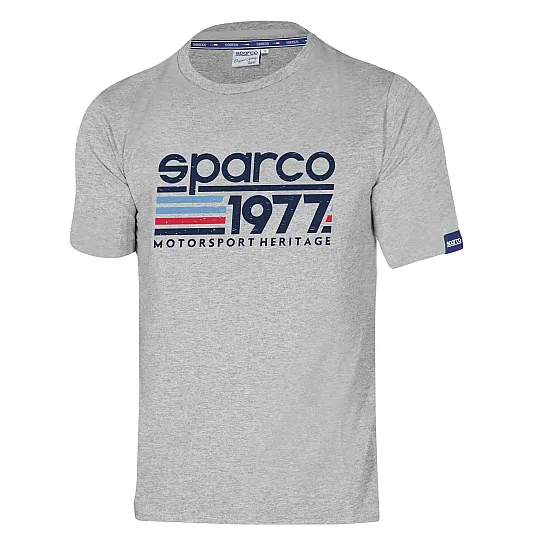 Heren T-shirt Sparco 1977 - Grijs