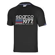 Heren T-shirt Sparco 1977 - Zwart