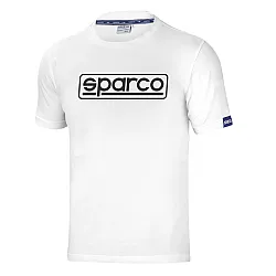 Heren T-shirt Sparco Frame - Wit