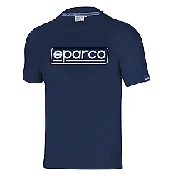 Heren T-shirt Sparco Frame - Blauw Marine