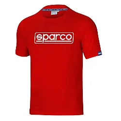Heren T-shirt Sparco Frame - Rood