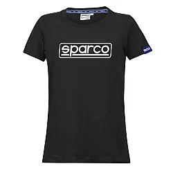 Dames T-shirt Sparco Frame - Zwart