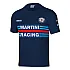 Heren T-shirt Sparco Martini Racing - Navy Blauw