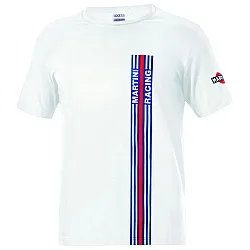 Heren T-shirt Martini Racing - Wit