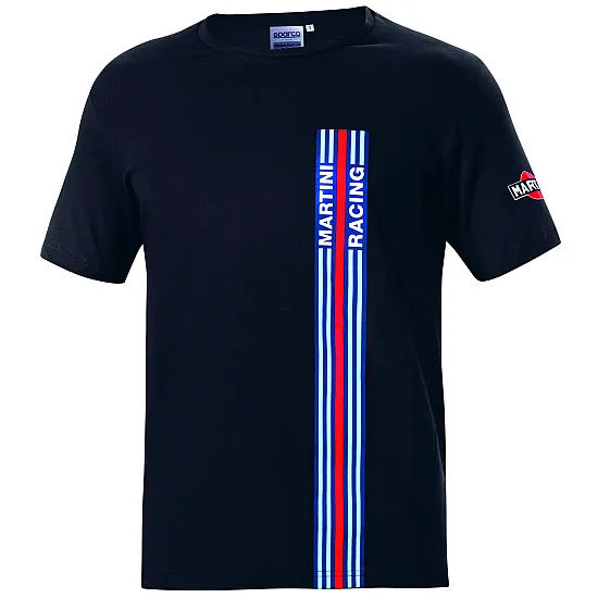 Heren T-shirt Martini Racing - Zwart