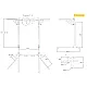 RECART MTS-01 Triple Screen Standaard