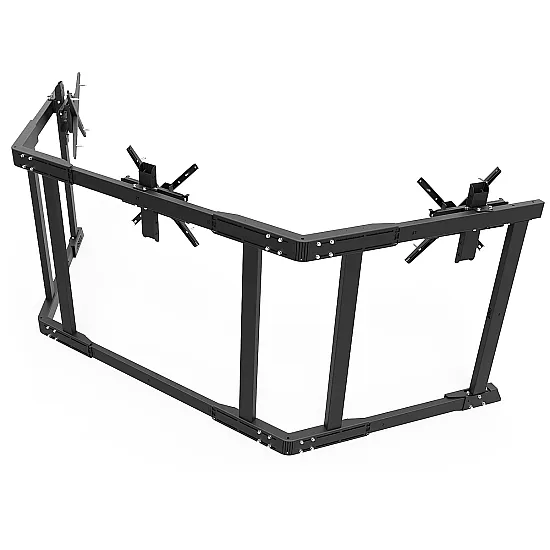 RSeat TX90 Zwart - Triple Screen TV-standaard 65 tot 90 Inch