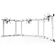 RSeat TX90 Wit - Triple Screen TV Stand 65 tot 90 Inch