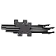 Next Level Racing Elite Vrijstaande Triple Monitorstandaard Accessoire